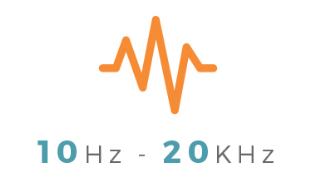 10 Hz ile 20 KHz  arası geniş geniş ölçüm bandı
